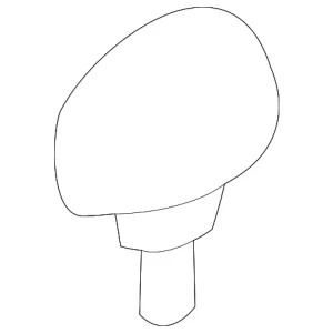 Washer Nozzle - Mazda (D09W-67-510A)