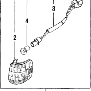 Signal Lamp Assembly - Mazda (BM89-51-061B)