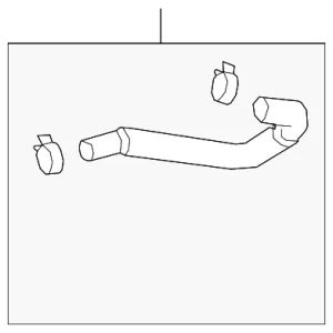Coolant Hose - Mazda (PY8W-13-690)