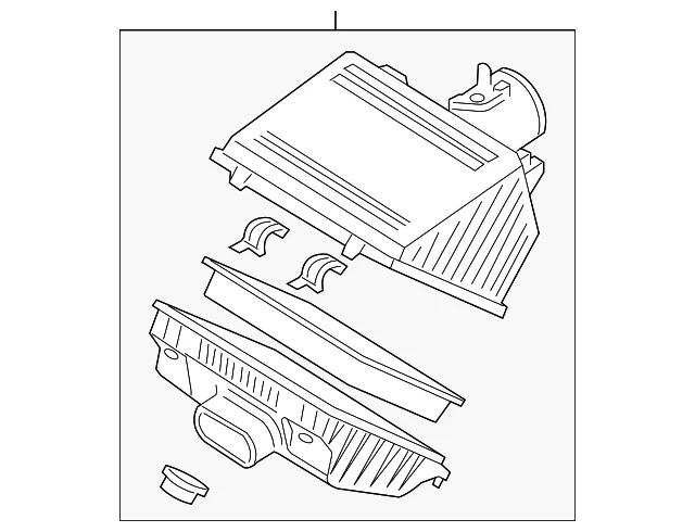 Air Cleaner Assembly - Mazda (N3H1-13-320M)