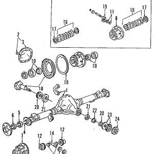 Axle Cover - Mazda (ZZL0-26-012)