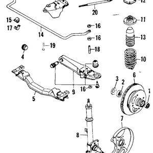 Wheel Bearing - Mazda (8545-33-047-MV)