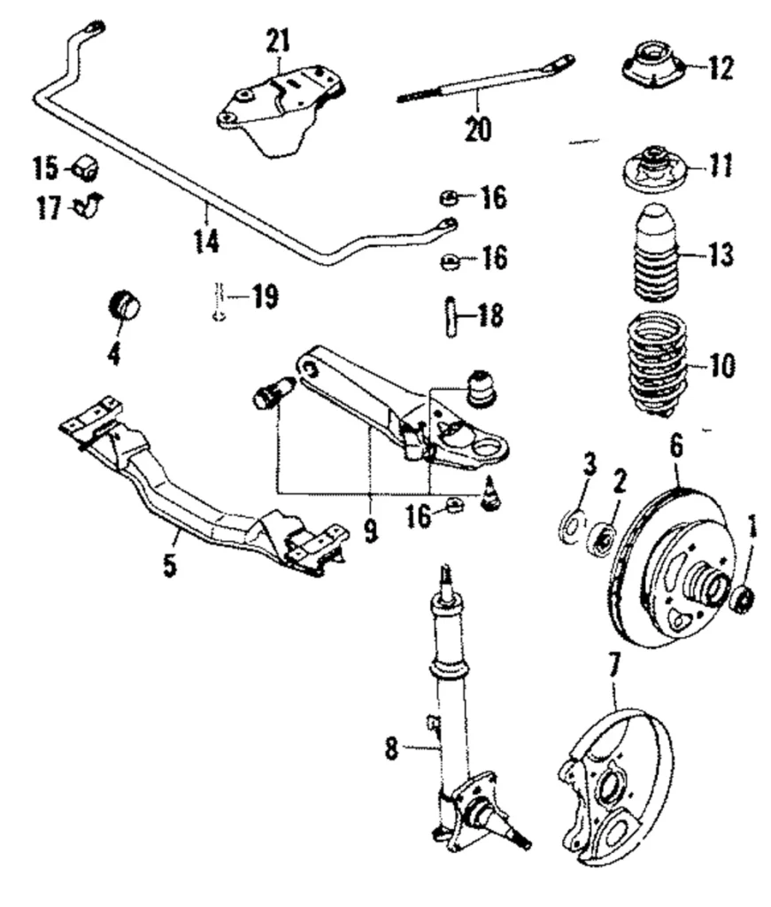 Bearing Seal - Mazda (1312-33-065)