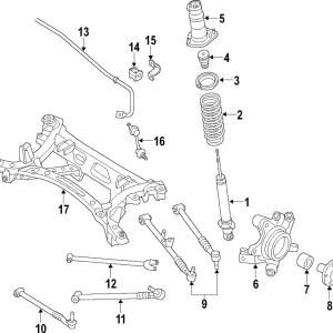 Strut - Mazda (F232-28-700A)