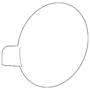 Tow Eye Cap - Mazda (KSD4-50-EK1)