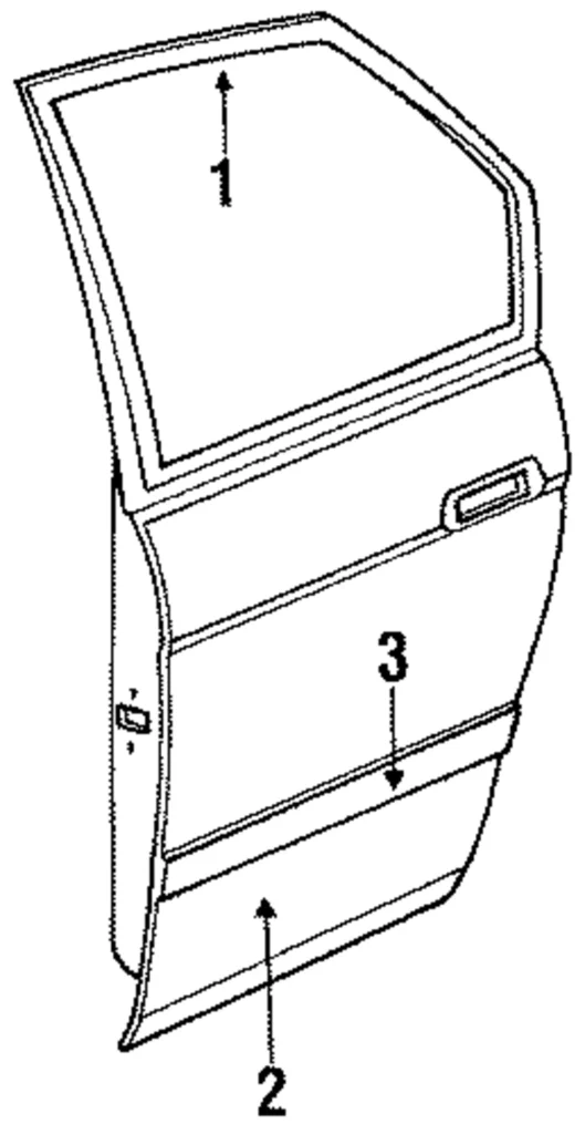 Side Molding - Mazda (LA03-50-683)
