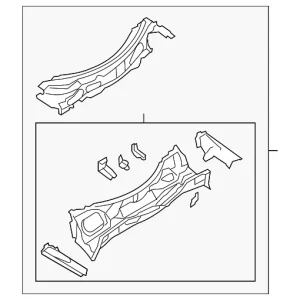 Cowl Top Panel - Mazda (FF14-53-500A)