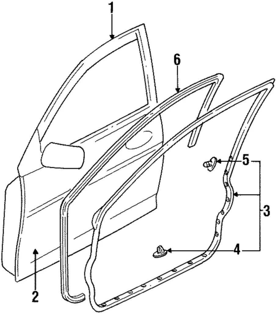 Outer Panel - Mazda (BC1D-58-031A)