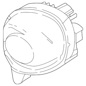 Fog Lamp Assembly - Mazda (B63B-51-680B)