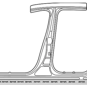 Center Pillar & Rocker - Mazda (TKY8-70-271B)