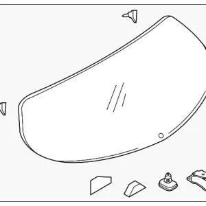 Lift Gate Glass - Mazda (KD35-63-930B)