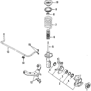 Strut Assembly - Mazda (LB94-34-700)
