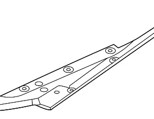 Fender Ledge Cover - Mazda (KBB3-56-915)