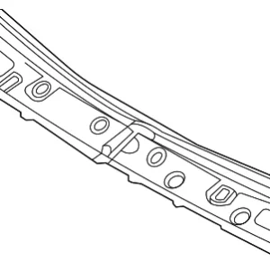Windshield Header - Mazda (DGH9-70-640)