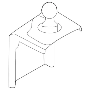 Outer Rail Front Bracket - Mazda (KBB3-54-19X)