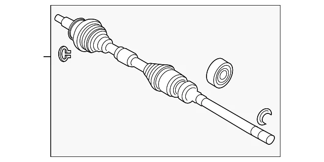 Axle Assembly - Mazda (FTD6-25-50XA)