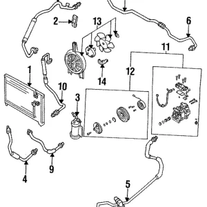 Hose - Mazda (BR71-61-462A)