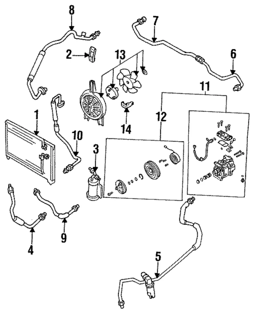Hose - Mazda (BR71-61-462A)