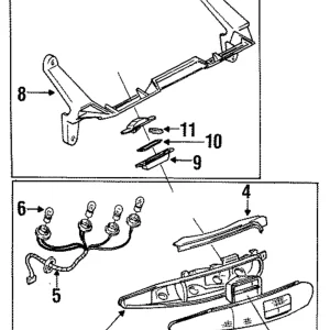 Socket & Wire - Mazda (EA01-51-155)