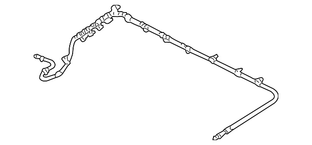 Rear Hose - Mazda (ZZC1-67-485)