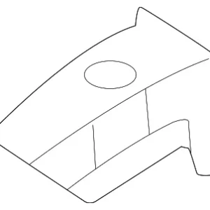 Grille Assembly Upper Clip - Mazda (VA40-50-EB1)