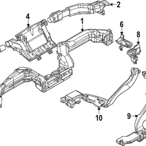 Center Duct - Mazda (KBB3-64-94Y)