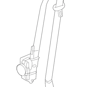 Seat Belt Lap And Shoulder Belt - Mazda (VAY0-57-L30)