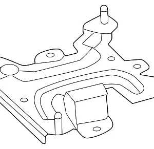Amplifier Bracket - Mazda (N457-66-9B0)