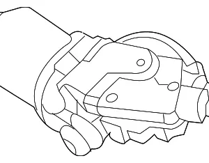 Wiper Motor - Mazda (KD53-67-340D)