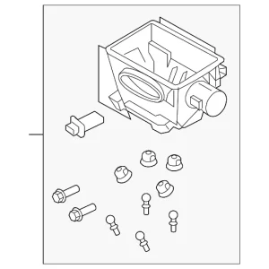 Air Cleaner Assembly - Mazda (ZZC4-13-Z02)