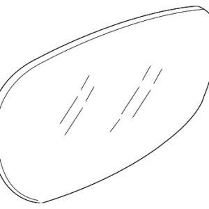 Mirror Glass - Mazda (TD75-69-1G1A)