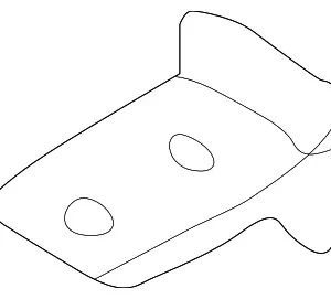 Trunk Trim Guide - Mazda (GA2A-68-832)