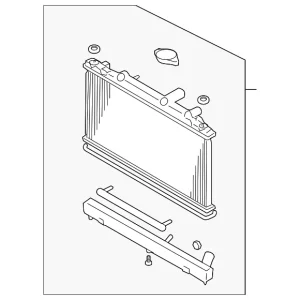 Radiator - Mazda (L321-15-200D)