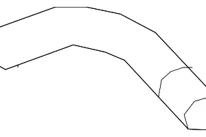 Connector Hose - Mazda (PY8V-20-371)