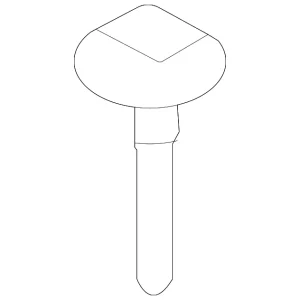 Trim Molding Outer Bolt - Mazda (VA41-50-7M5)