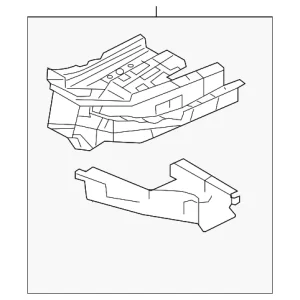 Rear Rail - Mazda (B45A-54-390B)