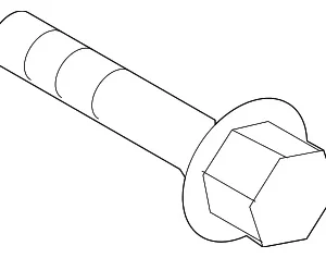 Rear Mount Mount Bolt - Mazda (9YA0-21-444)
