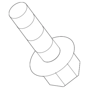 Wiper Motor Screw - Mazda (BHS2-67-323)