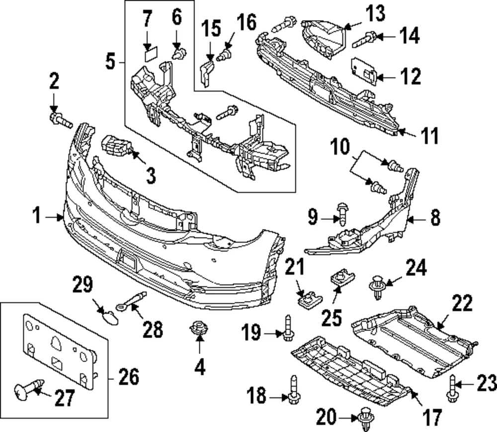 Air Guide - Mazda (DN4E-50-A40A)