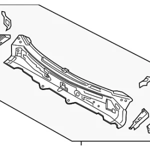 Cowl Panel - Mazda (KB7W-53-500)