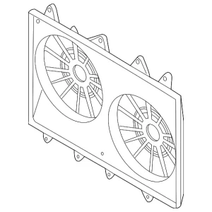 Fan Shroud - Mazda (CY01-15-210C)