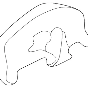 Molding Assembly Clip - Mazda (T0Y1-50-619A)