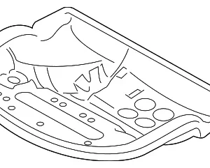 Seat Frame - Mazda (EH45-88-660)
