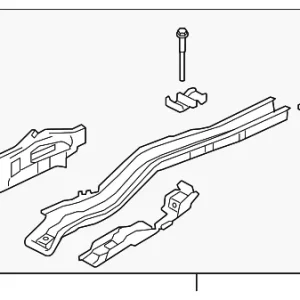 Rear Rail Assembly - Mazda (GP9A-53-810F)