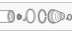 Inner Cv Joint - Mazda (FTD4-22-620)