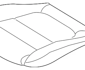 Cushion Cover - Mazda (KA0G-88-161-34)