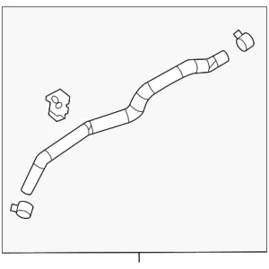 Outlet Hose - Mazda (MH01-15-76Y)