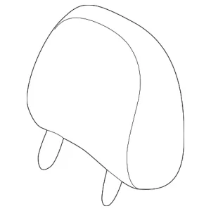 Headrest - Mazda (EF49-88-240-35)