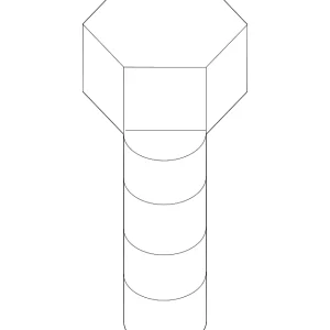 Trans Mount Bracket Bolt - Mazda (9YA0-21-22M)