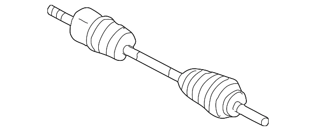 Axle Assembly - Mazda (ZZC3-25-50XB)